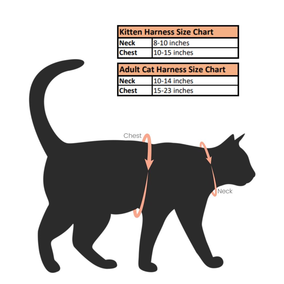 Tie Dye Cat Harness