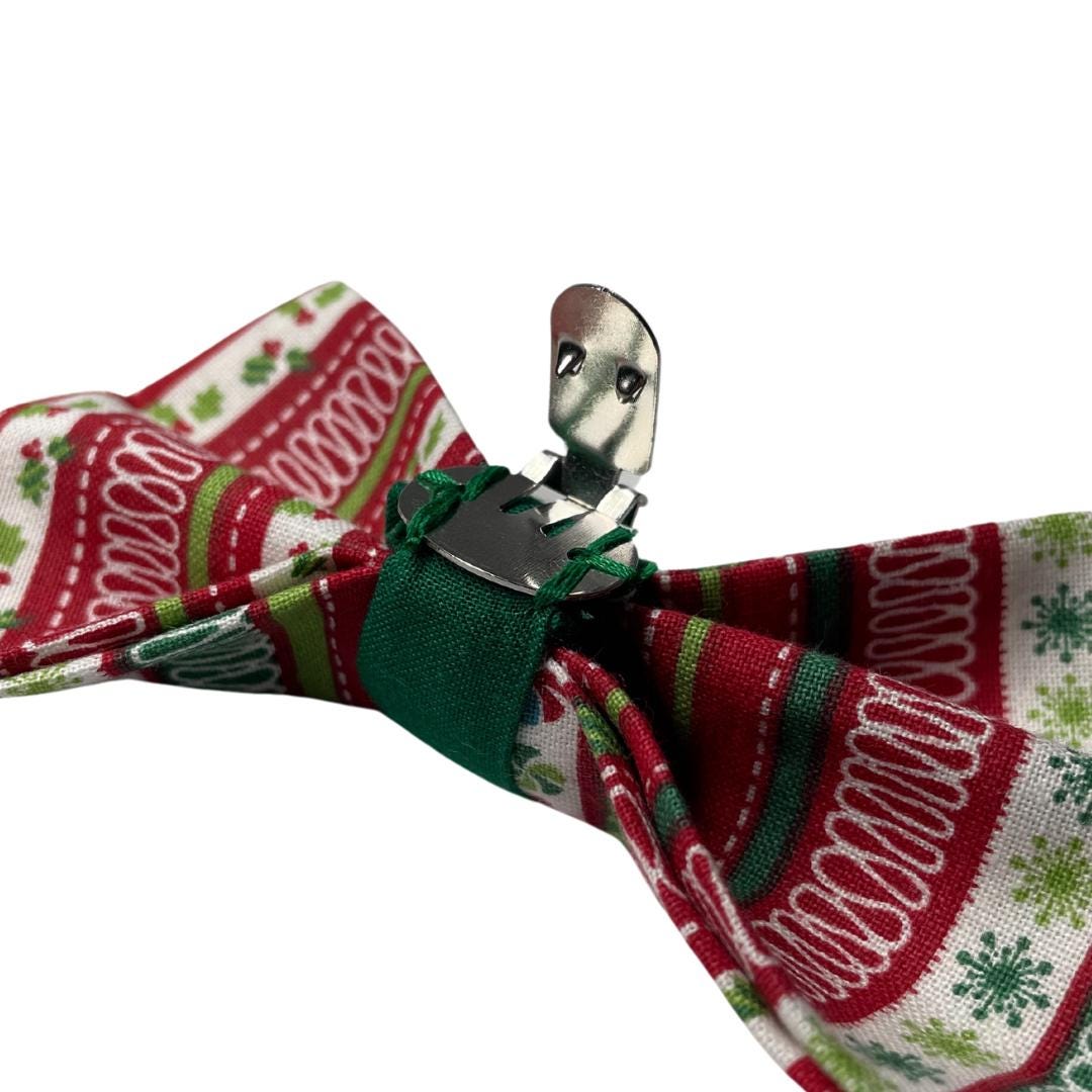 Candy Stripes Clip On Cat Bow