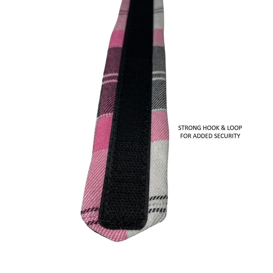 Pink Plaid Cat Harness