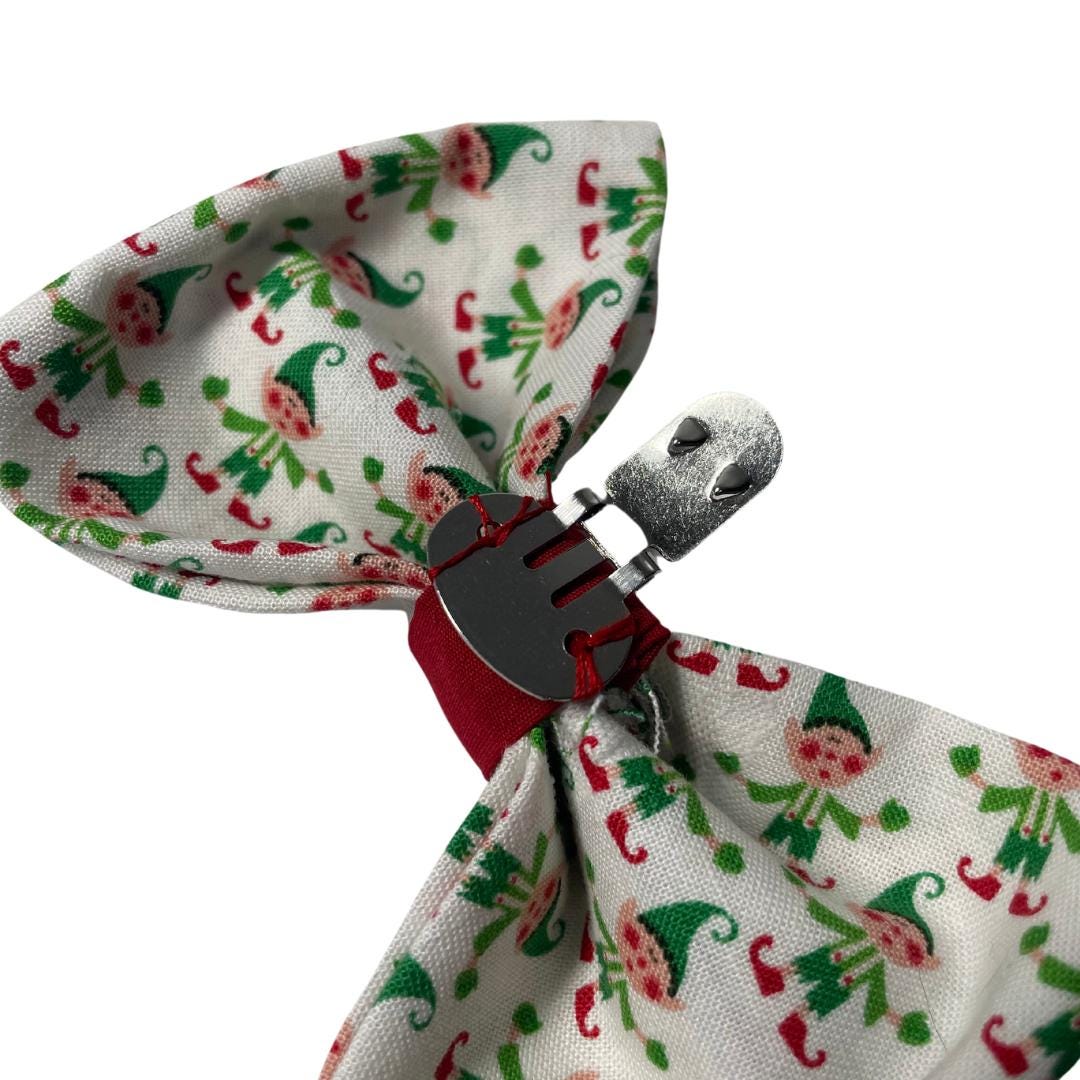 Elf Clip On Cat Bow