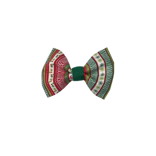 Candy Stripes Clip On Cat Bow