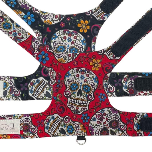 Día de los Muertos (Day of the Dead) Cat Harness