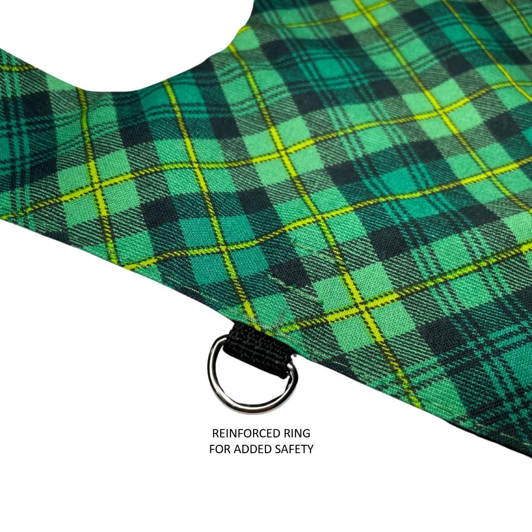 St. Patty Plaid Cat Harness