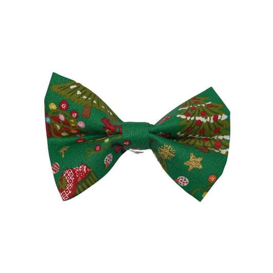 Christmas Kitty Clip On Cat Bow