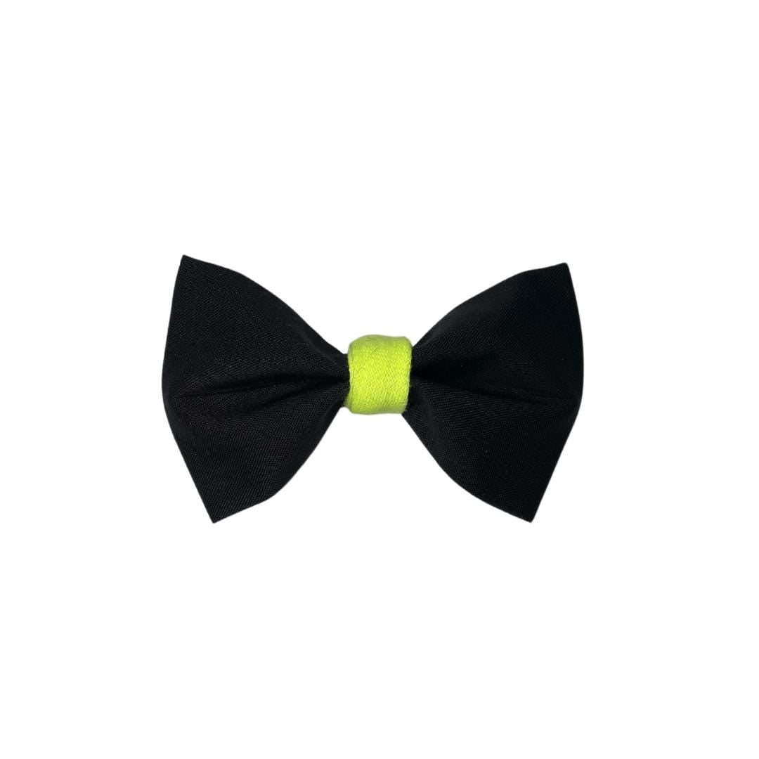 Safety Green Clip On Cat Bow