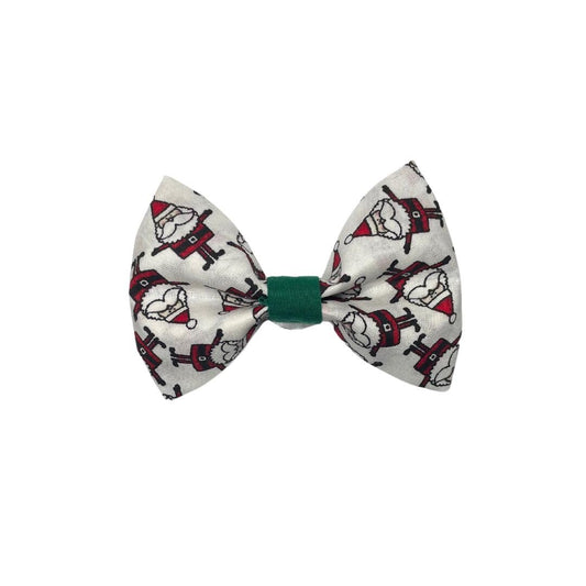 Santa Clip On Cat Bow