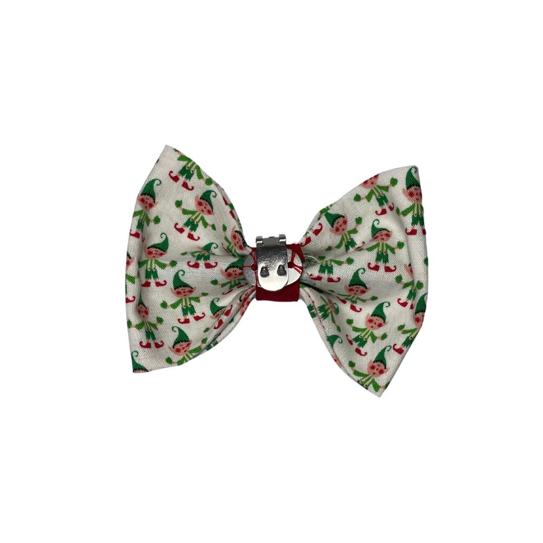 Elf Clip On Cat Bow