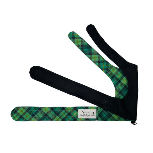St. Patty Plaid Cat Harness
