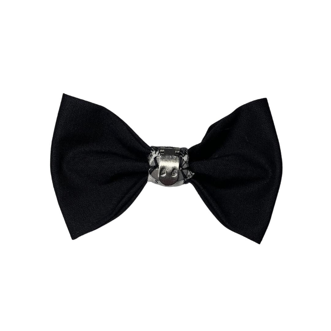 Pink Plaid Clip On Cat Bow