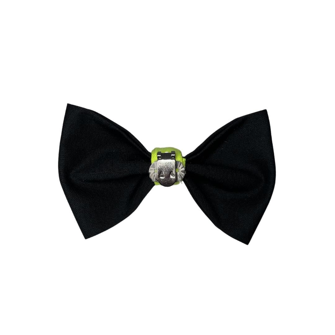 Safety Green Clip On Cat Bow