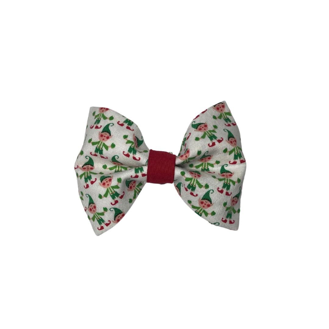 Elf Clip On Cat Bow