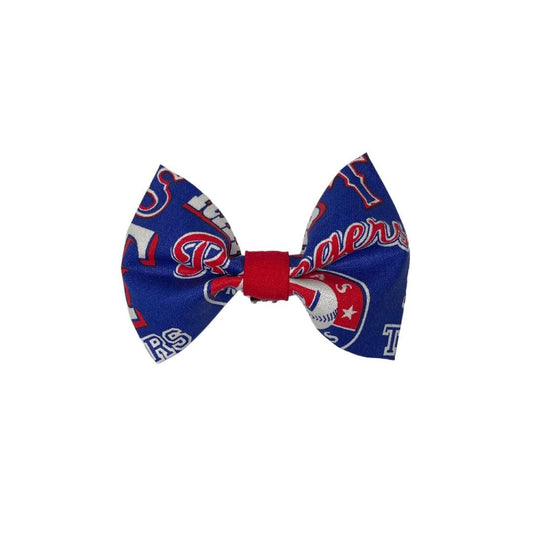 Texas Rangers Clip On Cat Bow