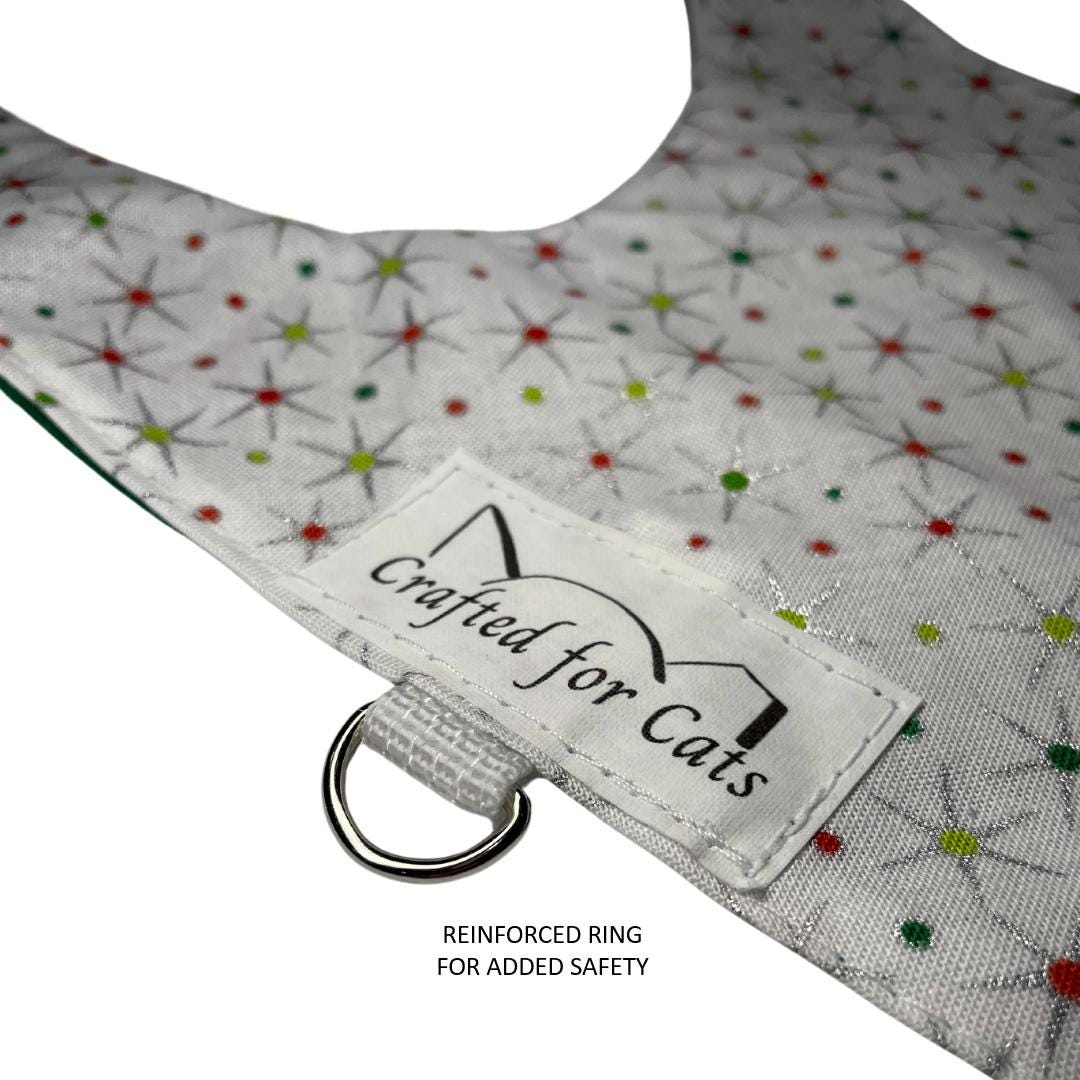 Christmas Star Cat Harness